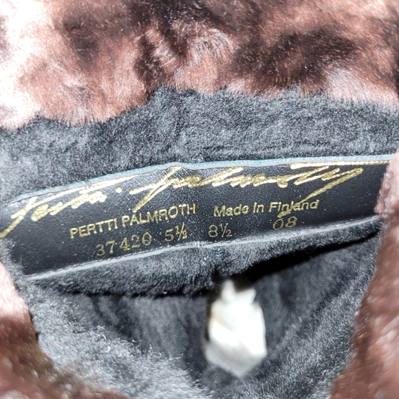 PERTTI PALMROTH | pull-on faux fur lined patent mid calf boots - Picture 11 of 11